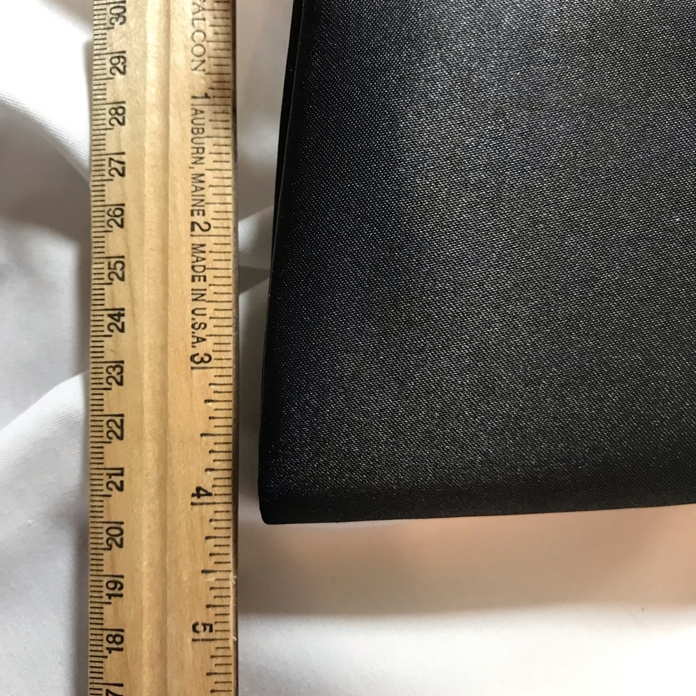 Black Satin Evening Bag - Picture 6 of 6